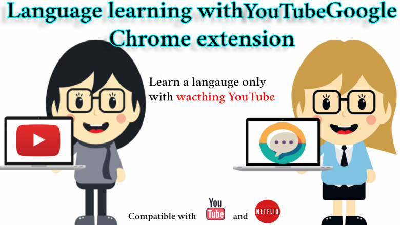Language learning with YouTube Chrome extension