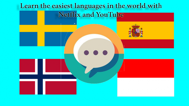 learn the easiest languages with Netflix and YouTube Google Chrome extension